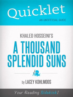 cover image of Quicklet on Khaled Hosseini's a Thousand Splendid Suns